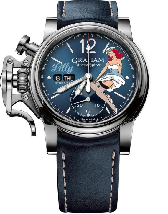 Graham Watch Chronofighter Vintage Nose Art Lilly Limited Edition 2CVAS.U05A.L129S discount watch online